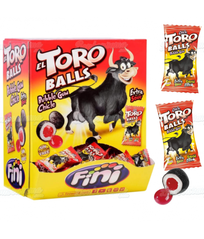 Chewing gum Fini Box Toro Balls Gum en gros conditionnement