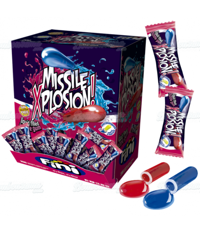 Chewing gum Fini Box Missile Xplosion Gum en gros conditionnement