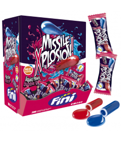 Chewing gum Fini Box Missile Xplosion Gum en gros conditionnement