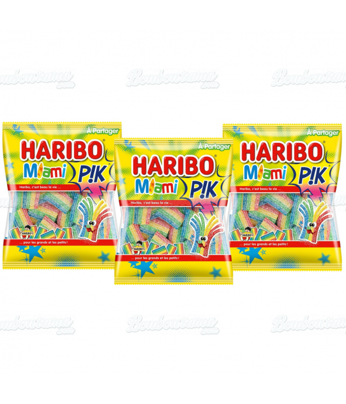 Sachet Haribo 40 gr Miami Pik Vrac en gros conditionnement