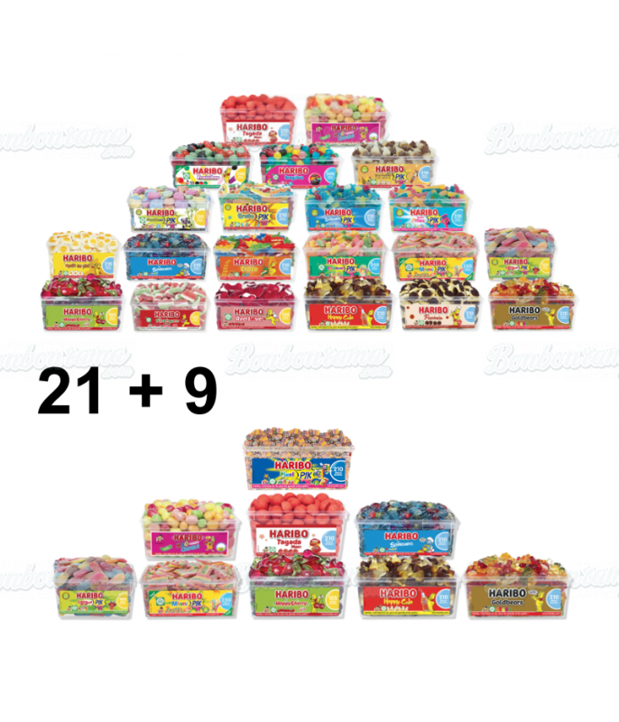 Bin Pack Haribo 21 + 9 Free Haribo - 1