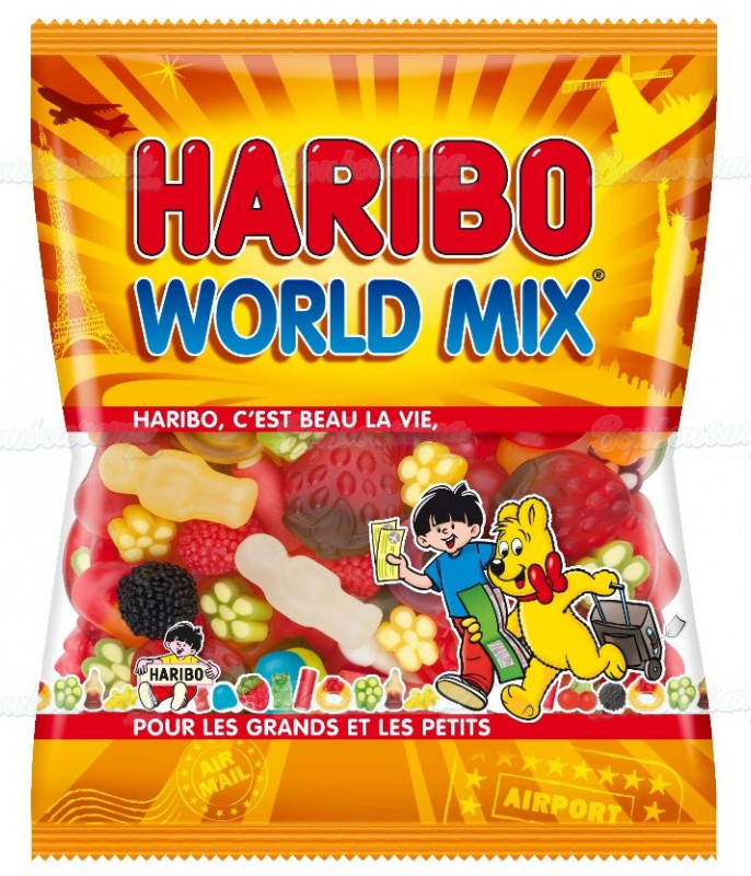Mélange Bonbon World Mix Haribo en gros conditionnement
