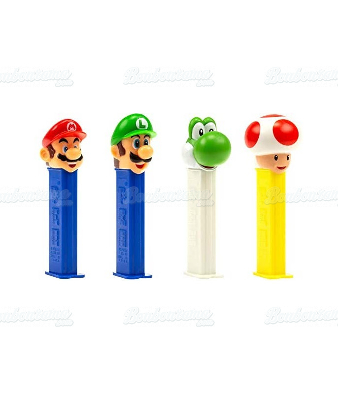 Bonbons Pez Super Mario Nintendo Bonbons Fruits 12 Blister De 17 G