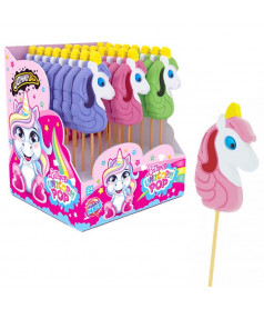 Confiserie ludique Johny Bee Unicorn Pop en gros conditionnement