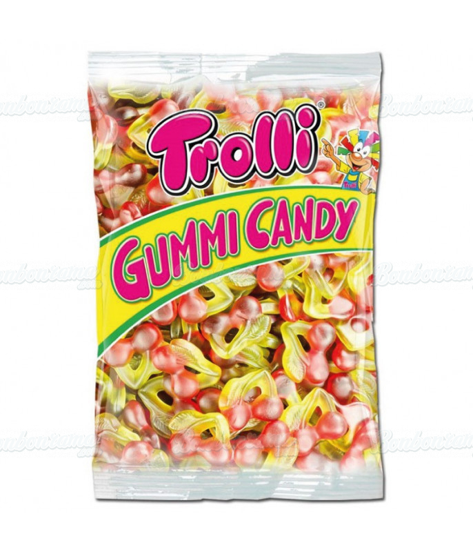 Bonbon gélifié en vrac Cerise Lisse Trolli en gros conditionnement