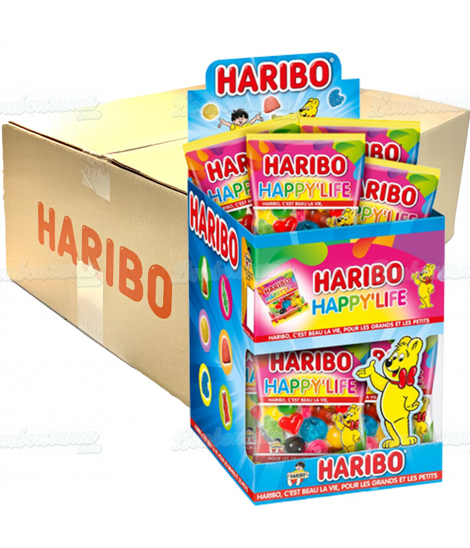 30 sachets de Happy Life, Bonbons classiques Haribo en sachet de 40 gr