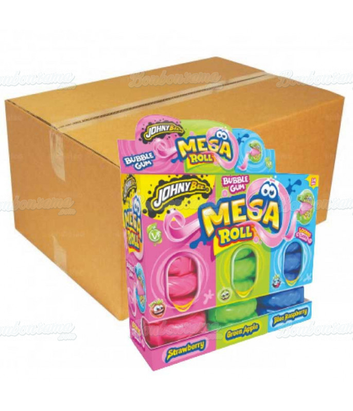 Confiserie ludique Johny Bee Mega Roll Bubble Gum en gros conditionnement