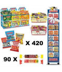 HARIBO Méga-fête surprise assortiment de bonbons en sachets individuels  800g pas cher 