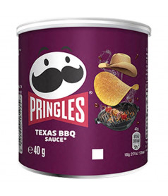 Snacking Pringles Texas BBQ 40 gr en gros conditionnement