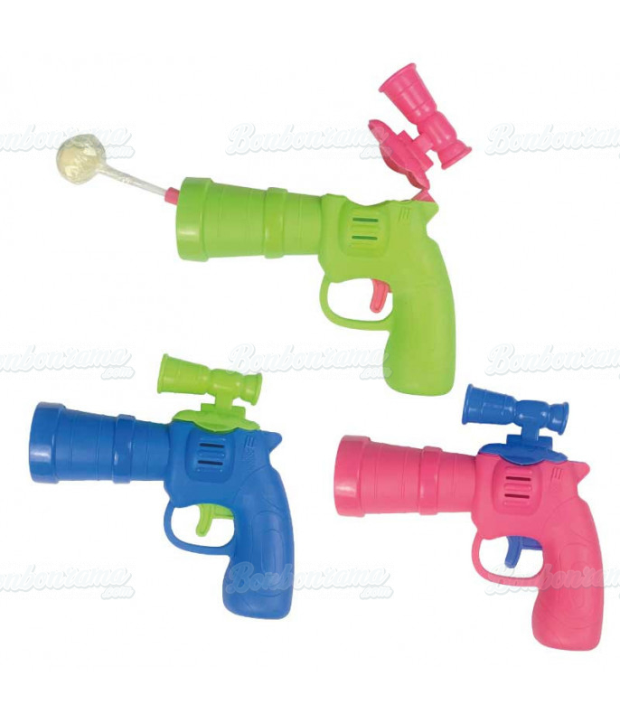 Confiserie ludique Lollipop Gun en gros conditionnement