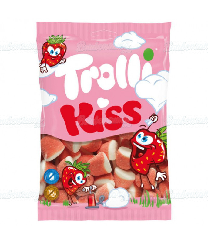 Sachet Cône Fraise Trolli 100gr En Gros Sur Bonbonrama