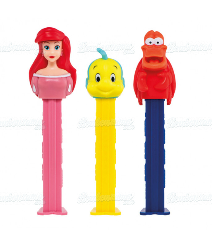 Confiserie ludique PEZ Little Mermaid DLUO 02/25 en gros conditionnement