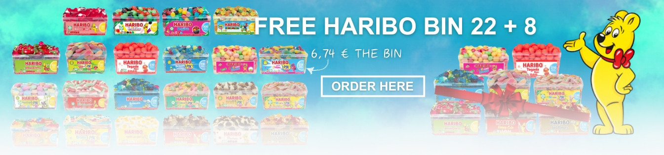 Bannière Offre Haribo 22 + 8 - Publié le 30 juillet 