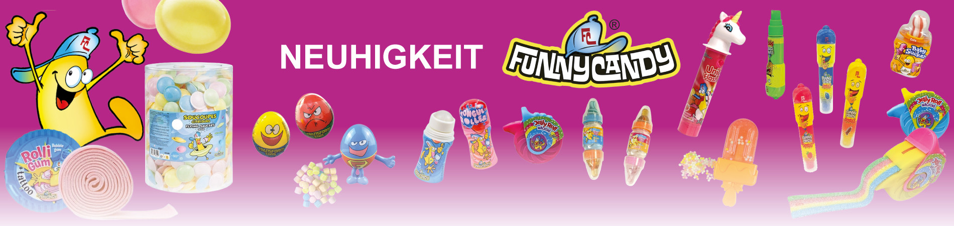 Bannière Funny Candy DE : Publié 04/07/24